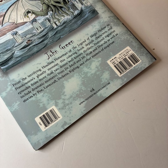 Great Scenes From Horror Stories Coloring Book John Green Classic Tales Gift - Picture 10 of 14